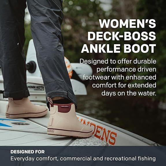 Grundens Womens DeckBoss 60011428 Maritime Ankle Boot Brand New - AllSportsWearUSA